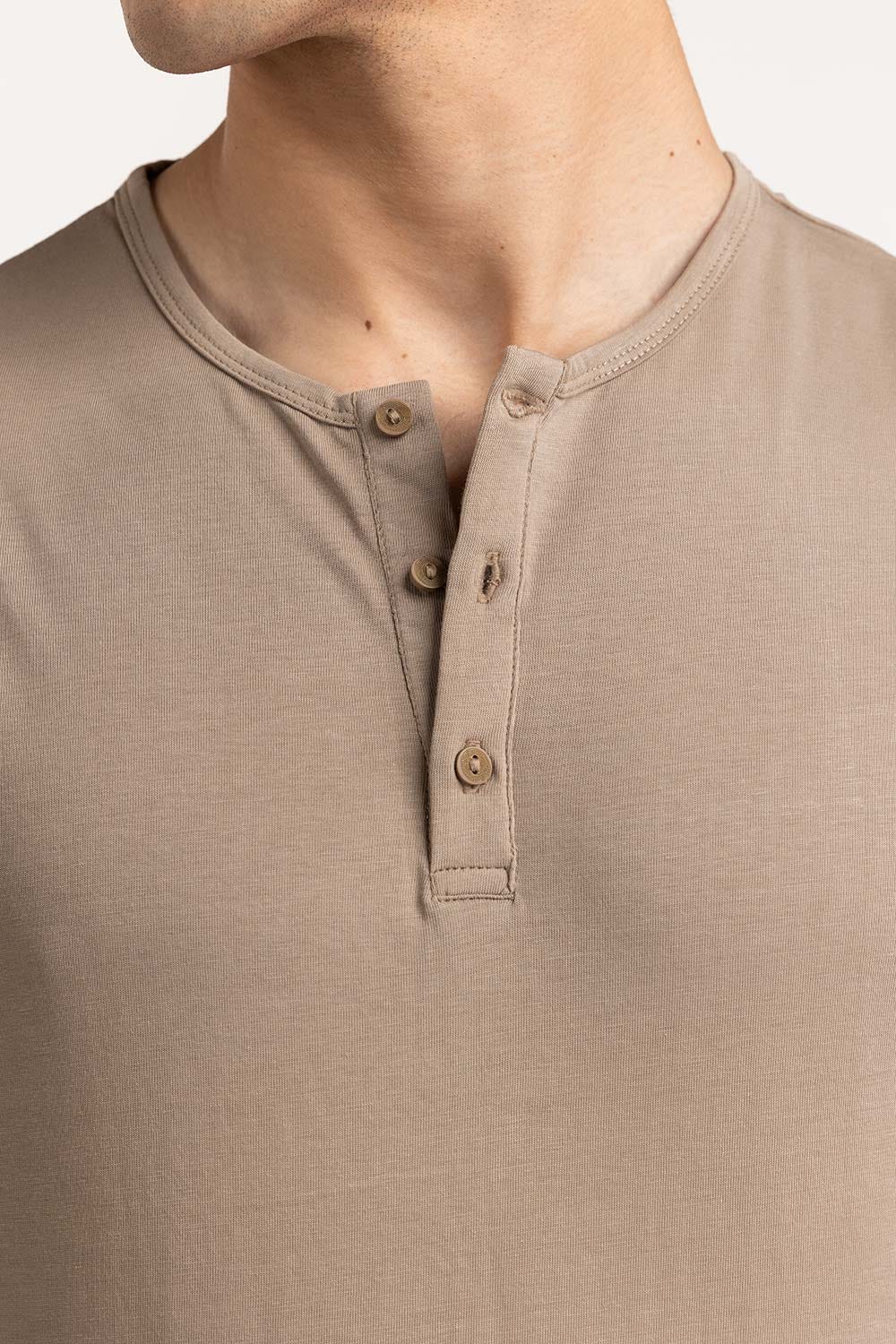 Khaki Basic Tee TS-HLSJ23-073