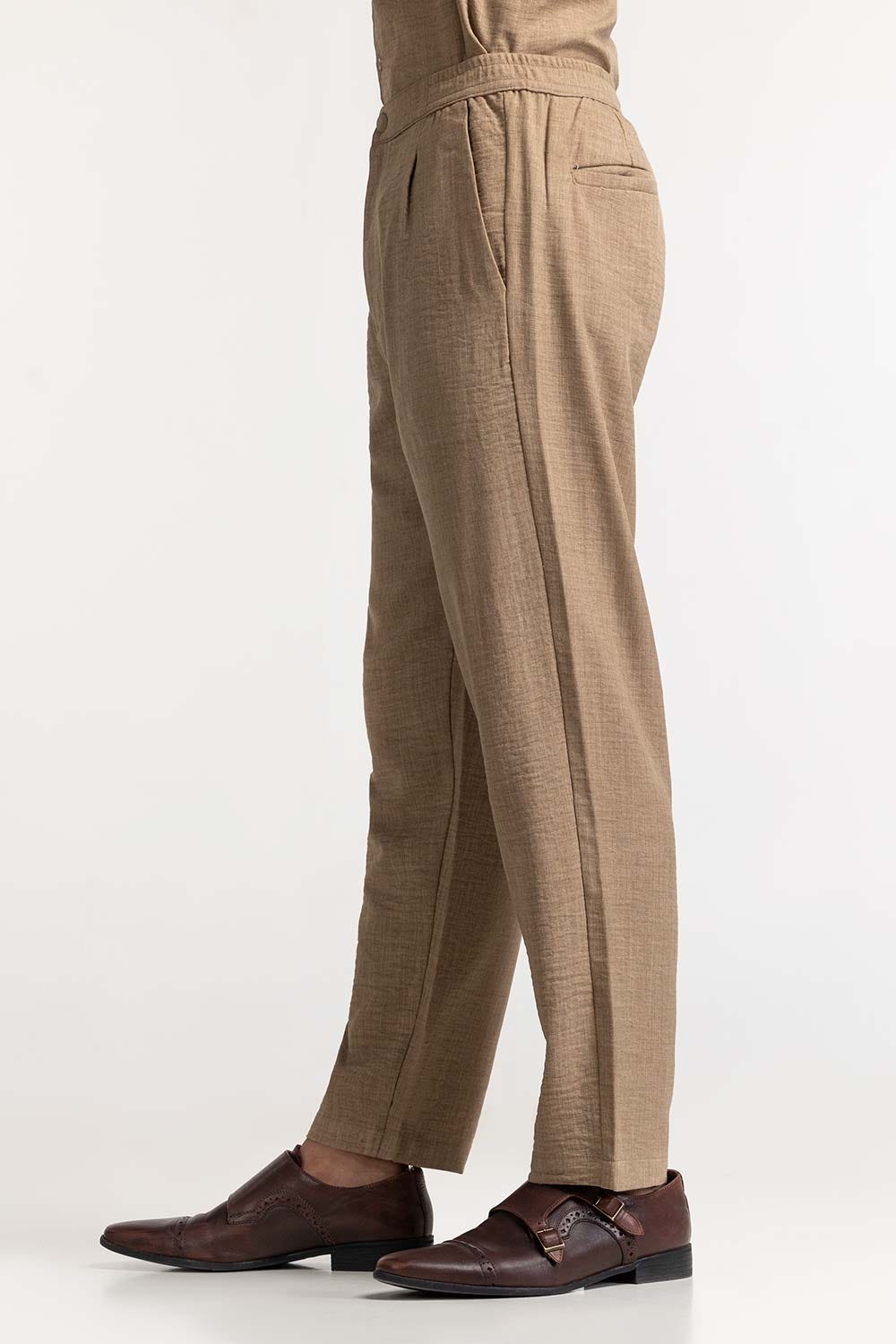 Khaki Basic Trouser MN-TRC-SS24-020