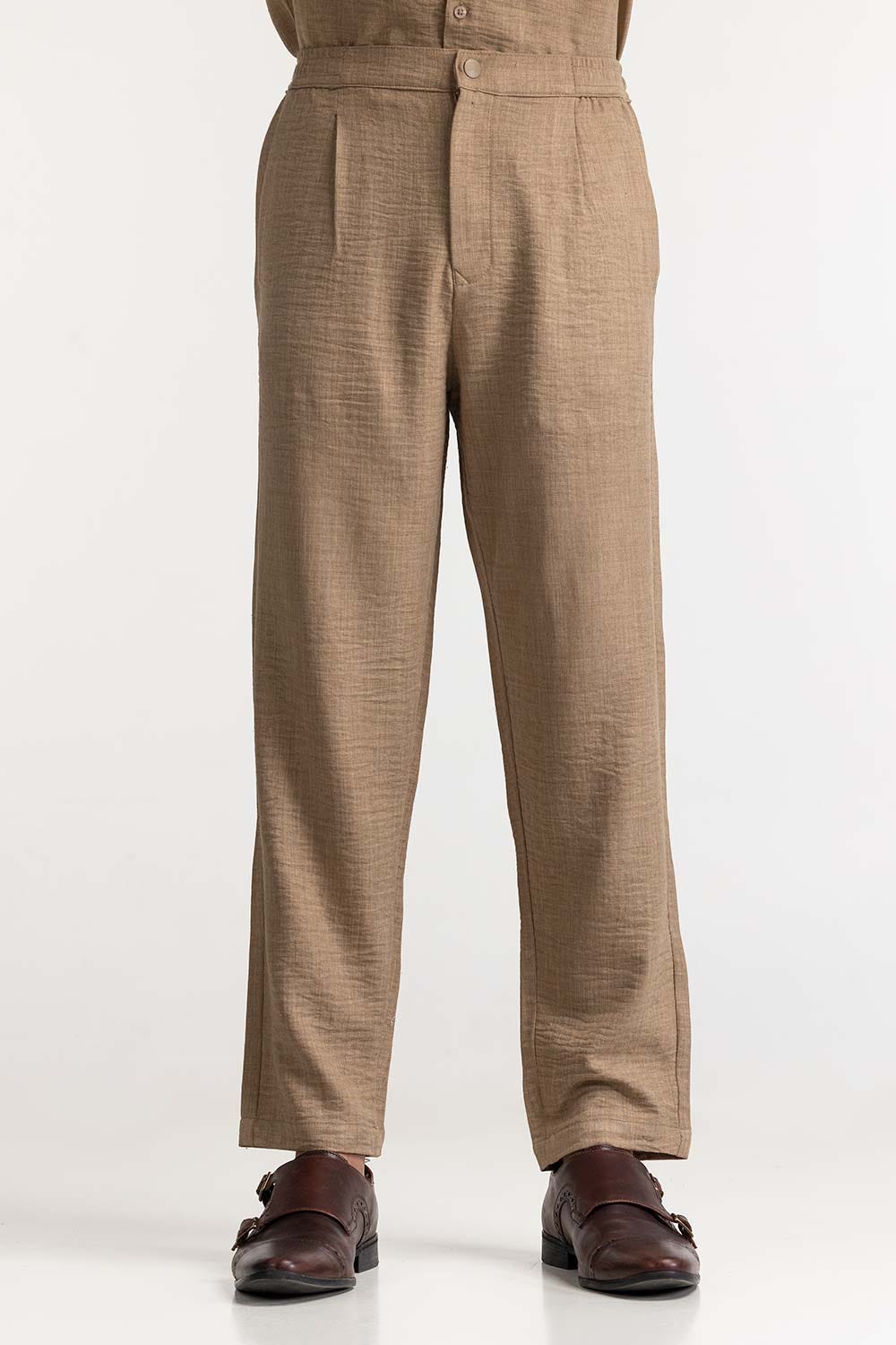 Khaki Basic Trouser MN-TRC-SS24-020