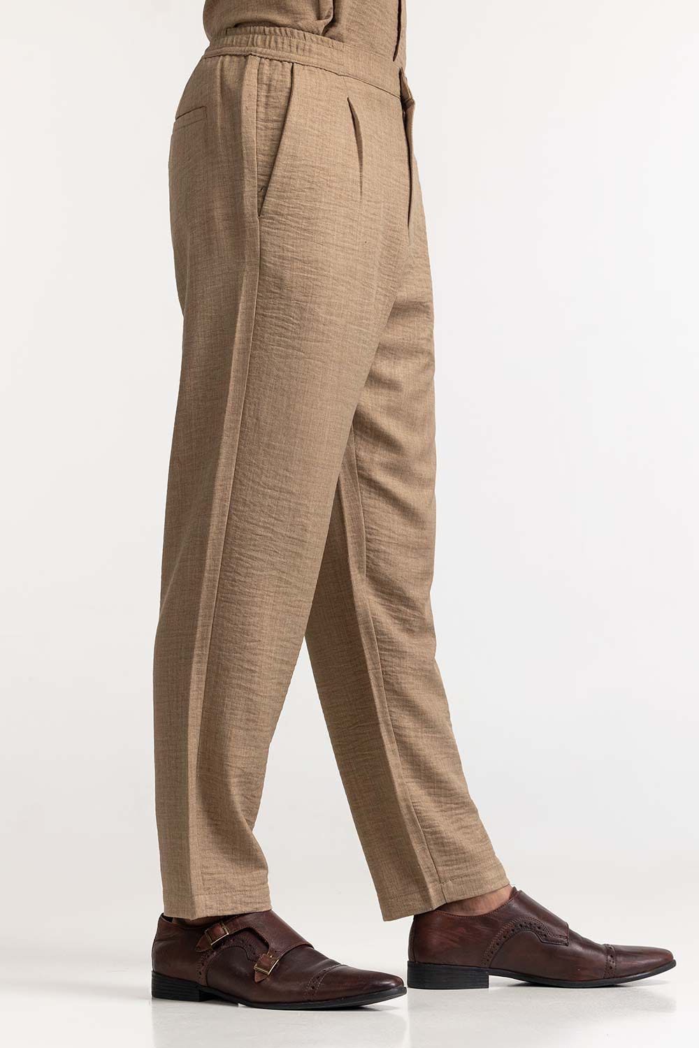 Khaki Basic Trouser MN-TRC-SS24-020