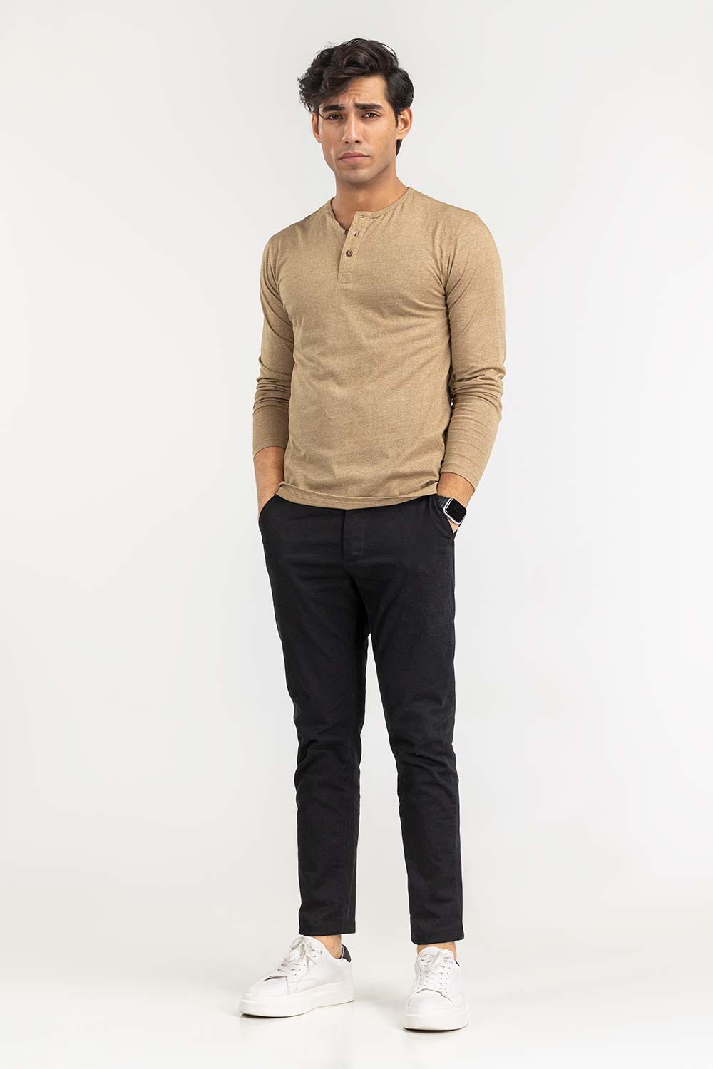 Khaki Fashion Tees TS-FFSSJ22-007