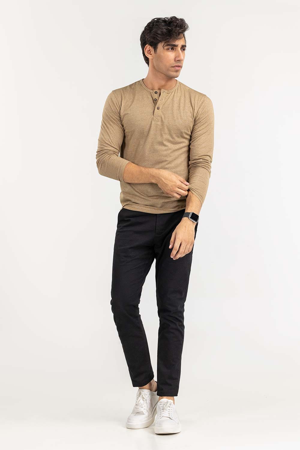 Khaki Fashion Tees TS-FFSSJ22-007