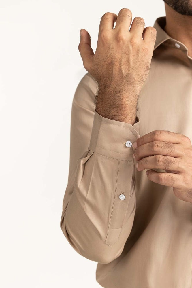 Khaki Formal Shirt MN-FS-PD23-24