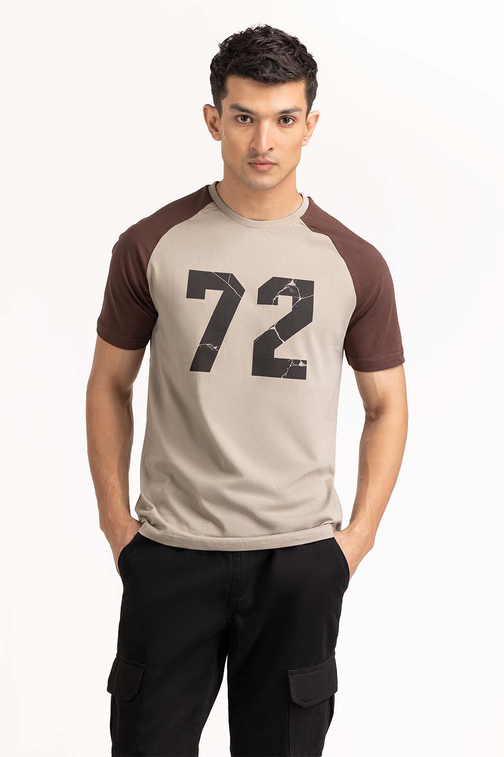 Khaki Grapic Tee TS-CNSJ23-281