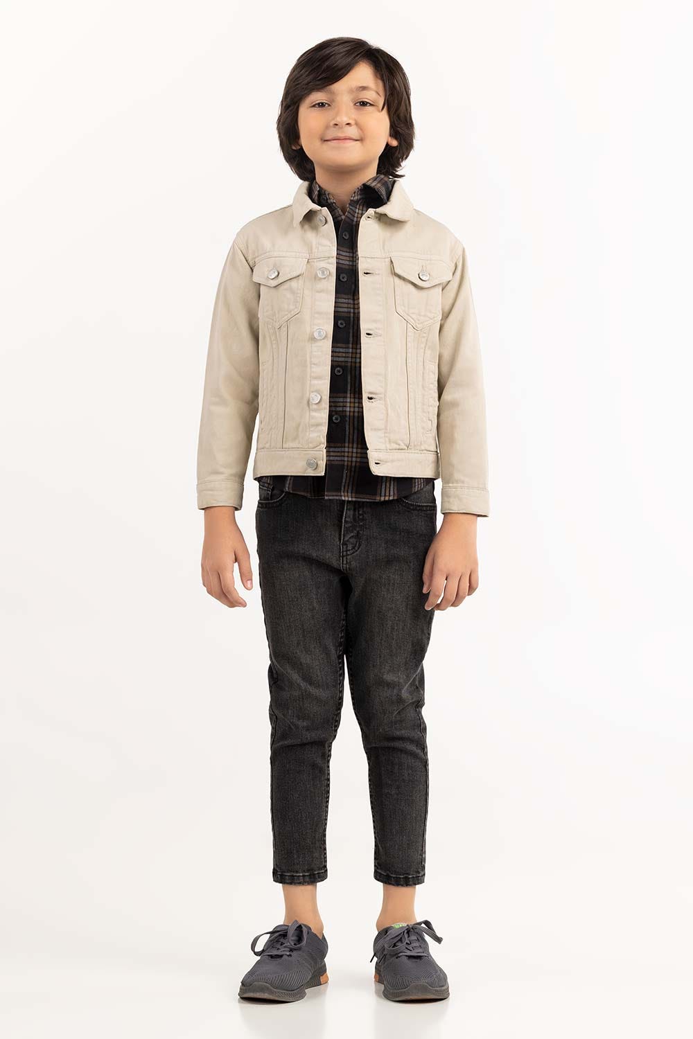 Junior Boy Khaki Jacket 224-310-053