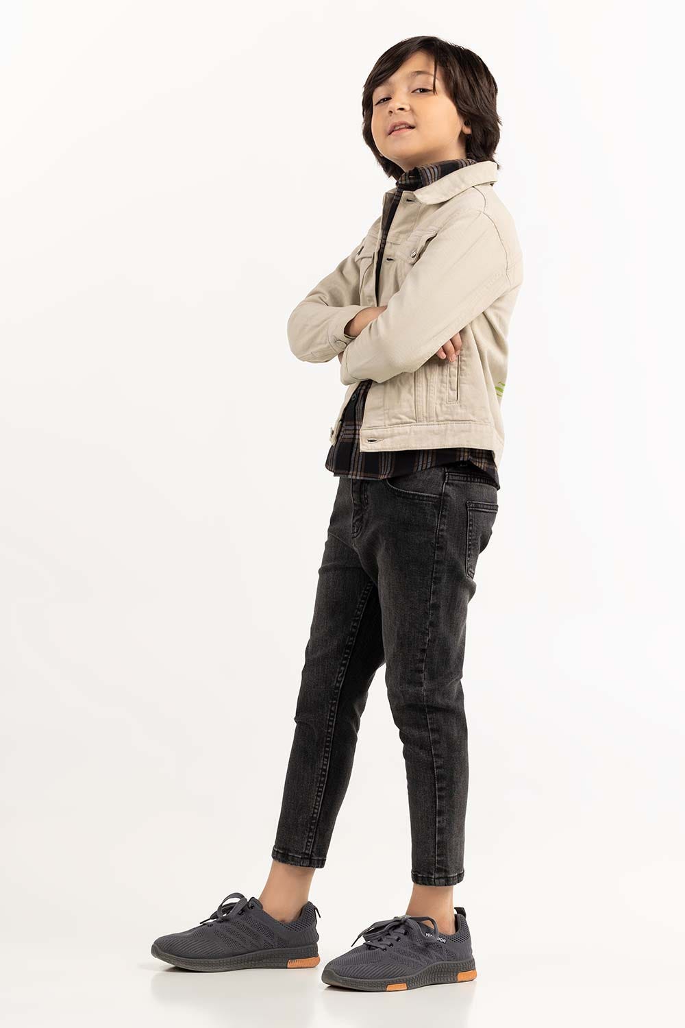 Junior Boy Khaki Jacket 224-310-053