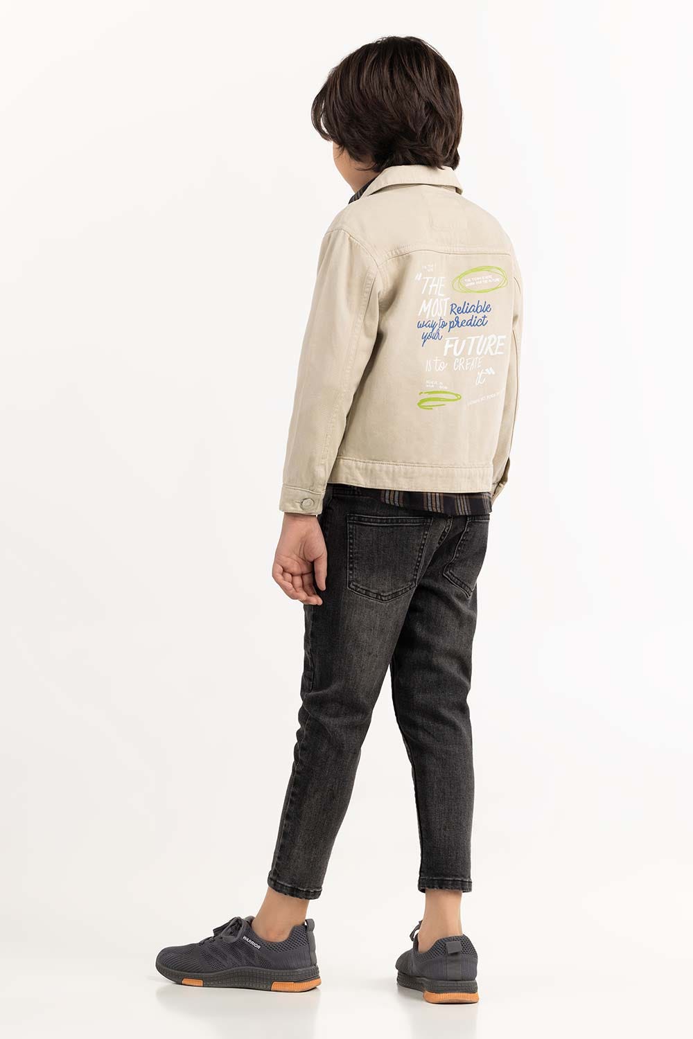 Junior Boy Khaki Jacket 224-310-053
