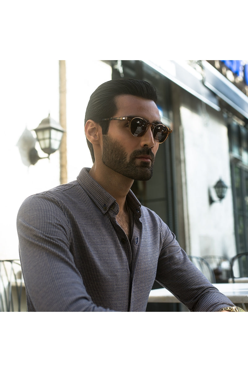 Khaki Casual Shirt FS-CS-KNIT-D04