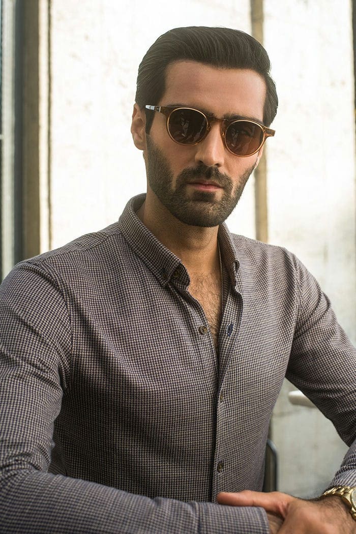 Khaki Casual Shirt FS-CS-KNIT-D04