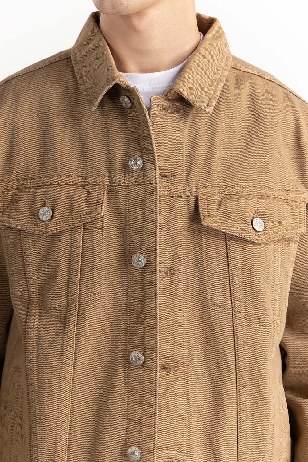 Khaki Non-Denim Jacket 224-110-046