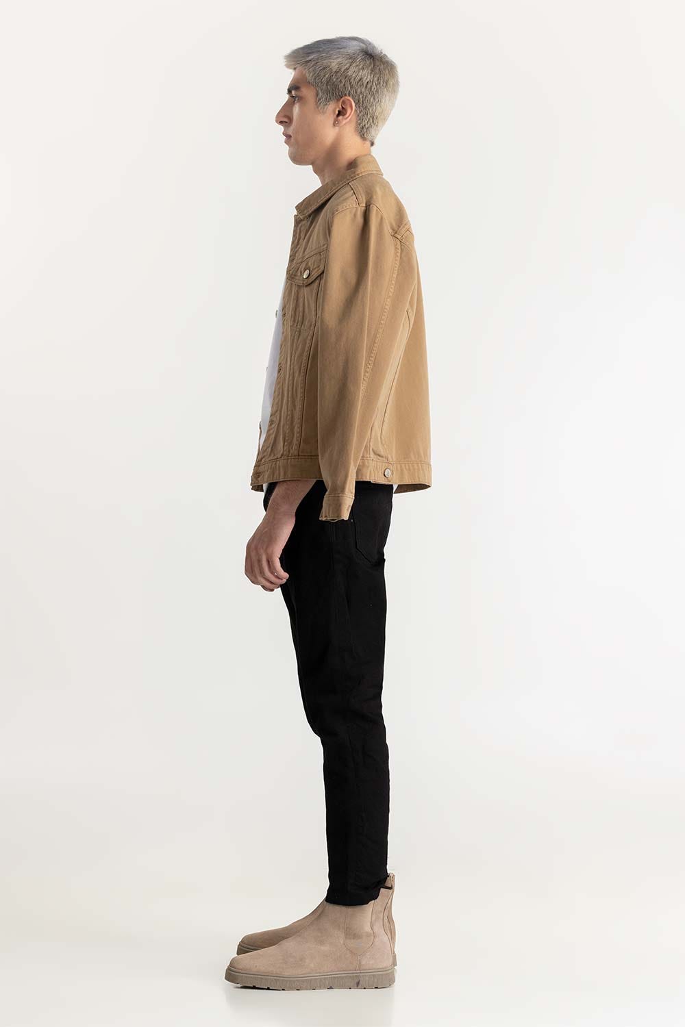 Khaki Non-Denim Jacket 224-110-046