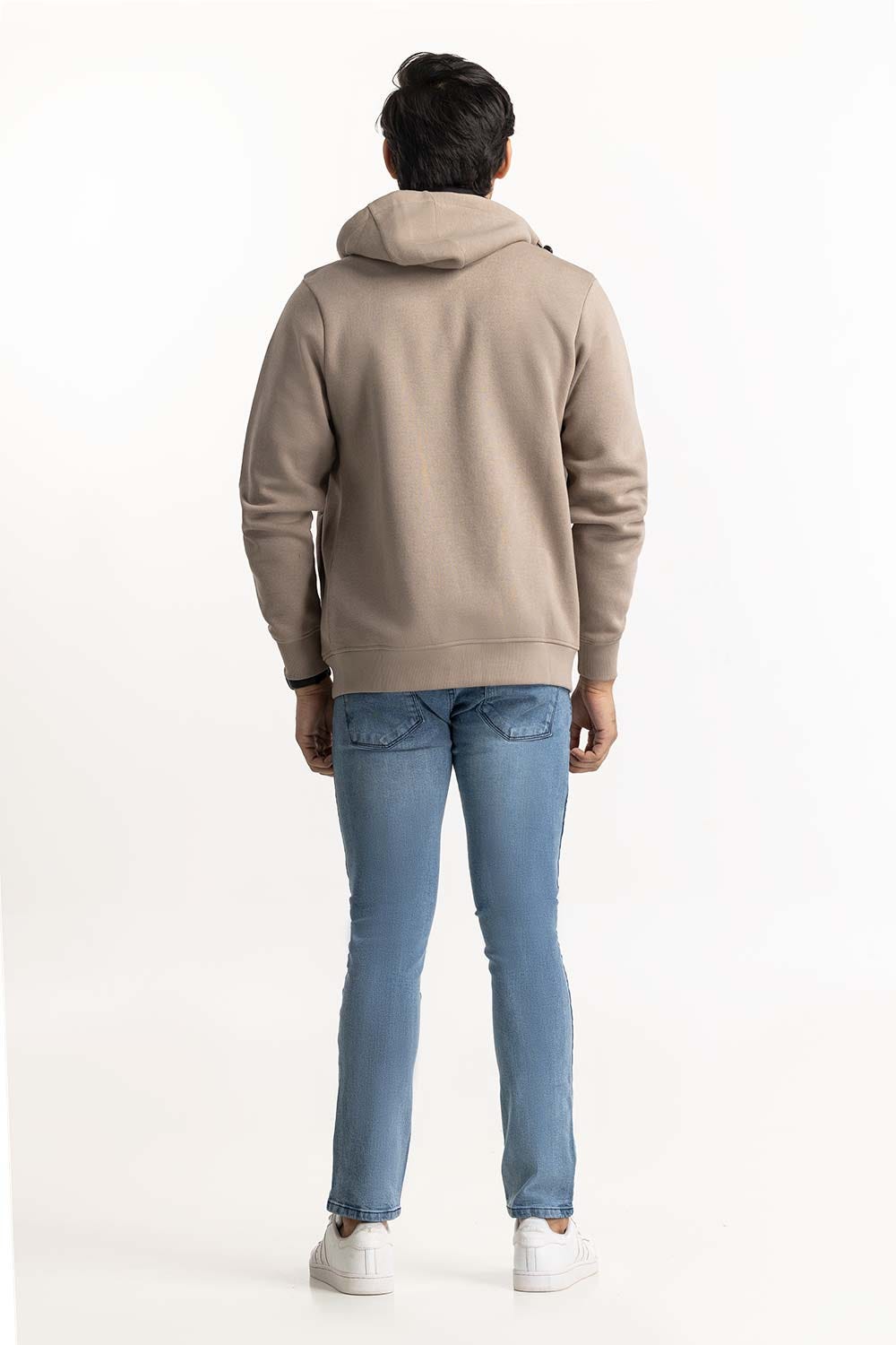 Khaki ZipUp Hoodie JKT-KNTHZ22-042