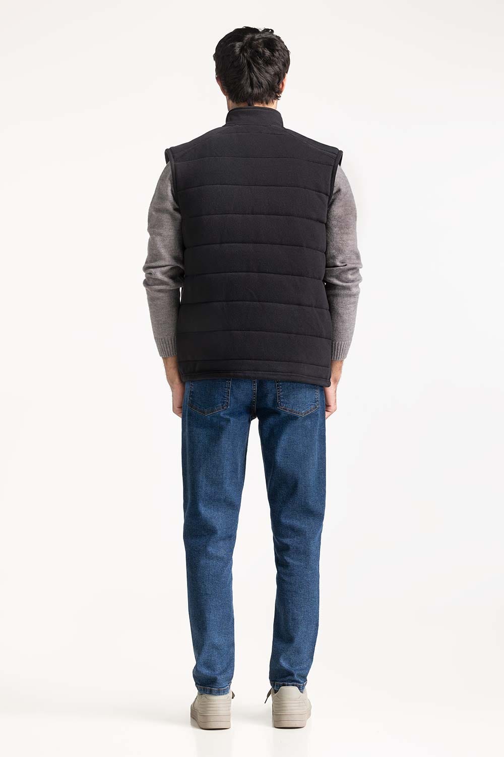 Knitted Puffer Vest MN-KNV-WS24-552