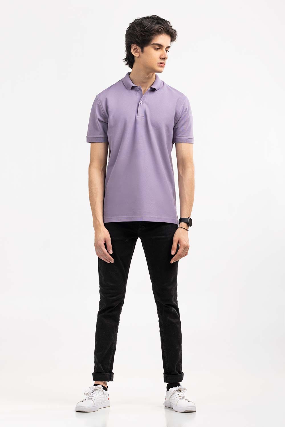 Lavender Basic Signature Polo PKP-SB-115