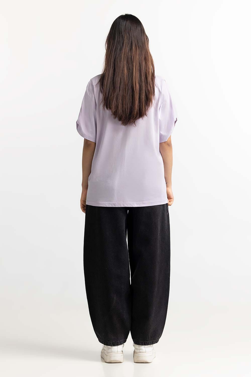 Lavender Basic Top WM-KTP-SS24-054