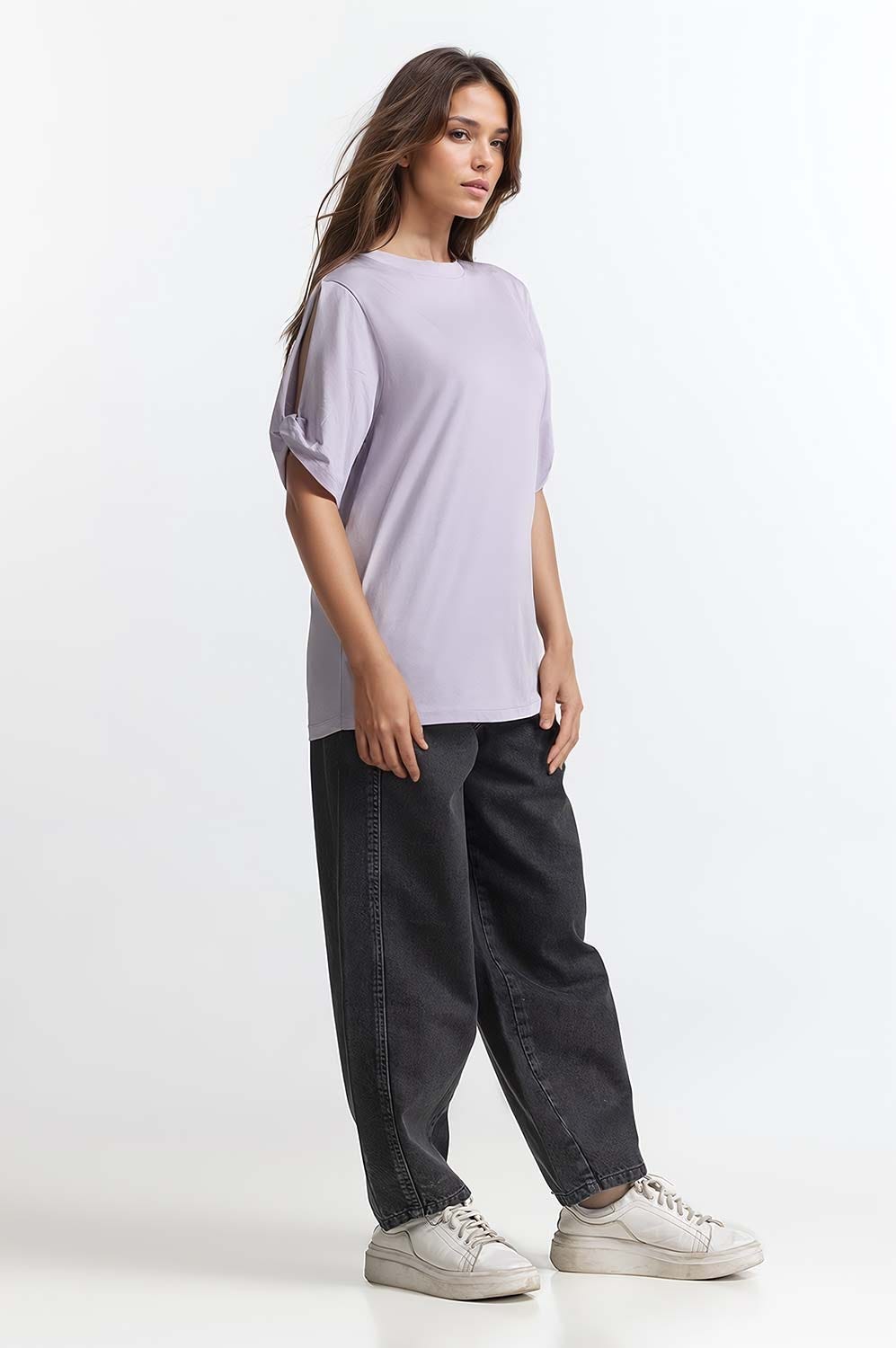 Lavender Basic Top WM-KTP-SS24-054