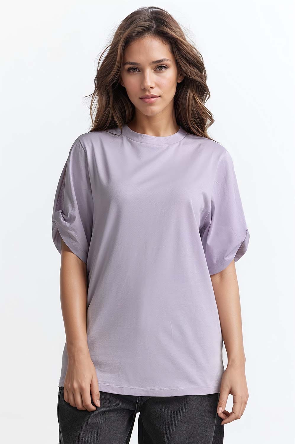 Lavender Basic Top WM-KTP-SS24-054