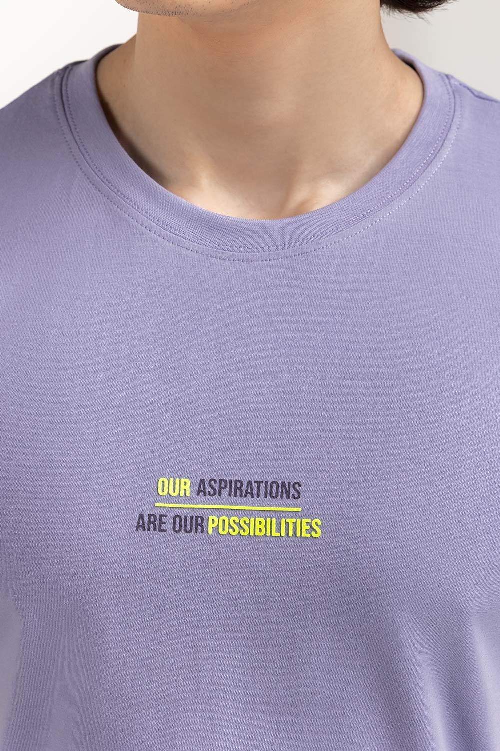 Lavender Graphic Tee TS-CNSJ23-129