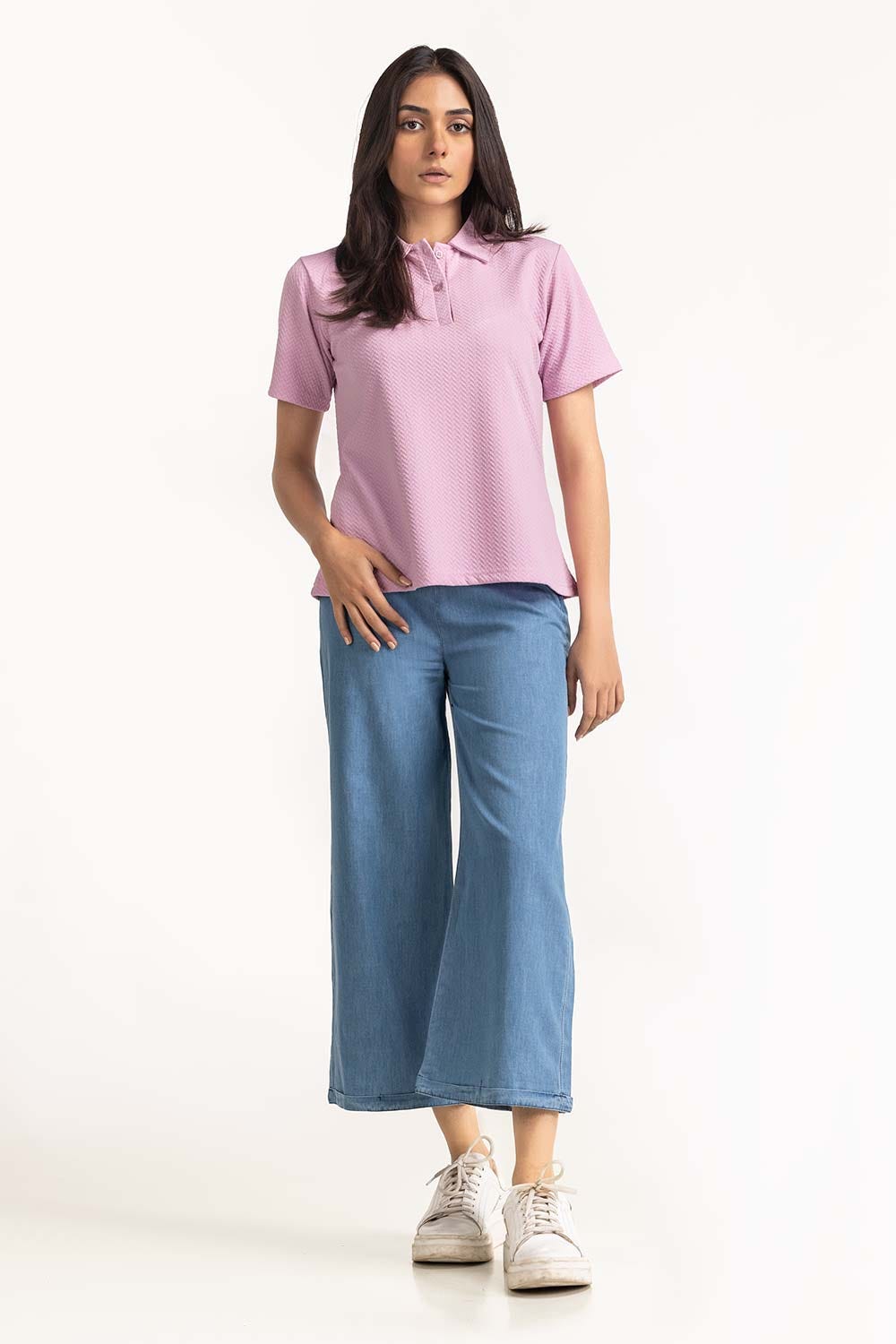 Lavender Knit Top 231-213-204