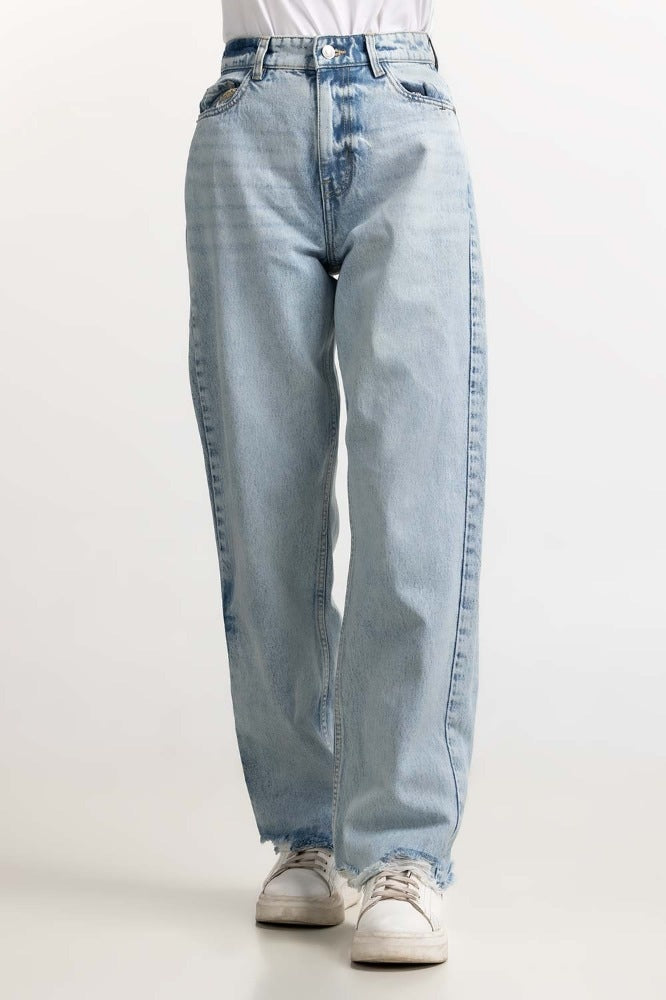 Light Blue Basic Denim Jeans WM-JNS-SS24-012