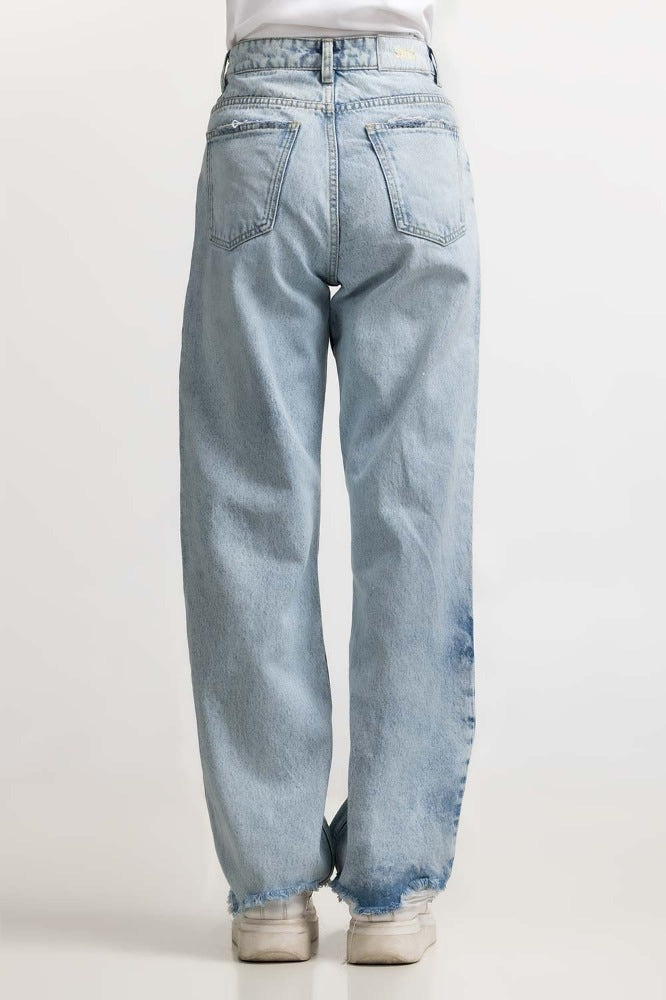 Light Blue Basic Denim Jeans WM-JNS-SS24-012