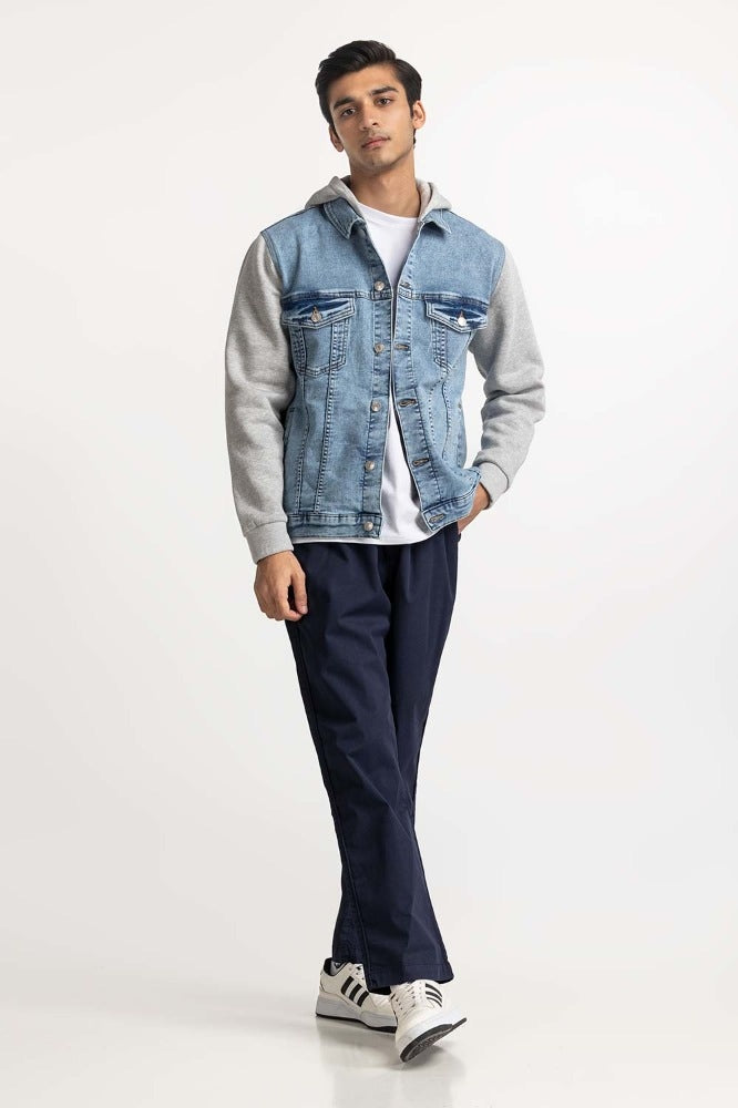 Light Blue Basic Jacket MN-JKT-WS23-059