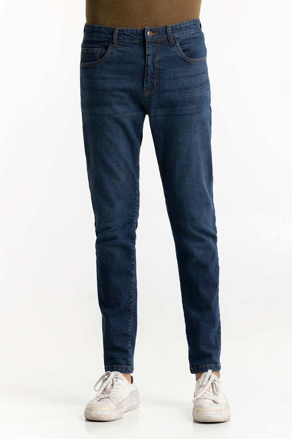 Light Blue Basic Skinny Fit Jeans 224-121-015