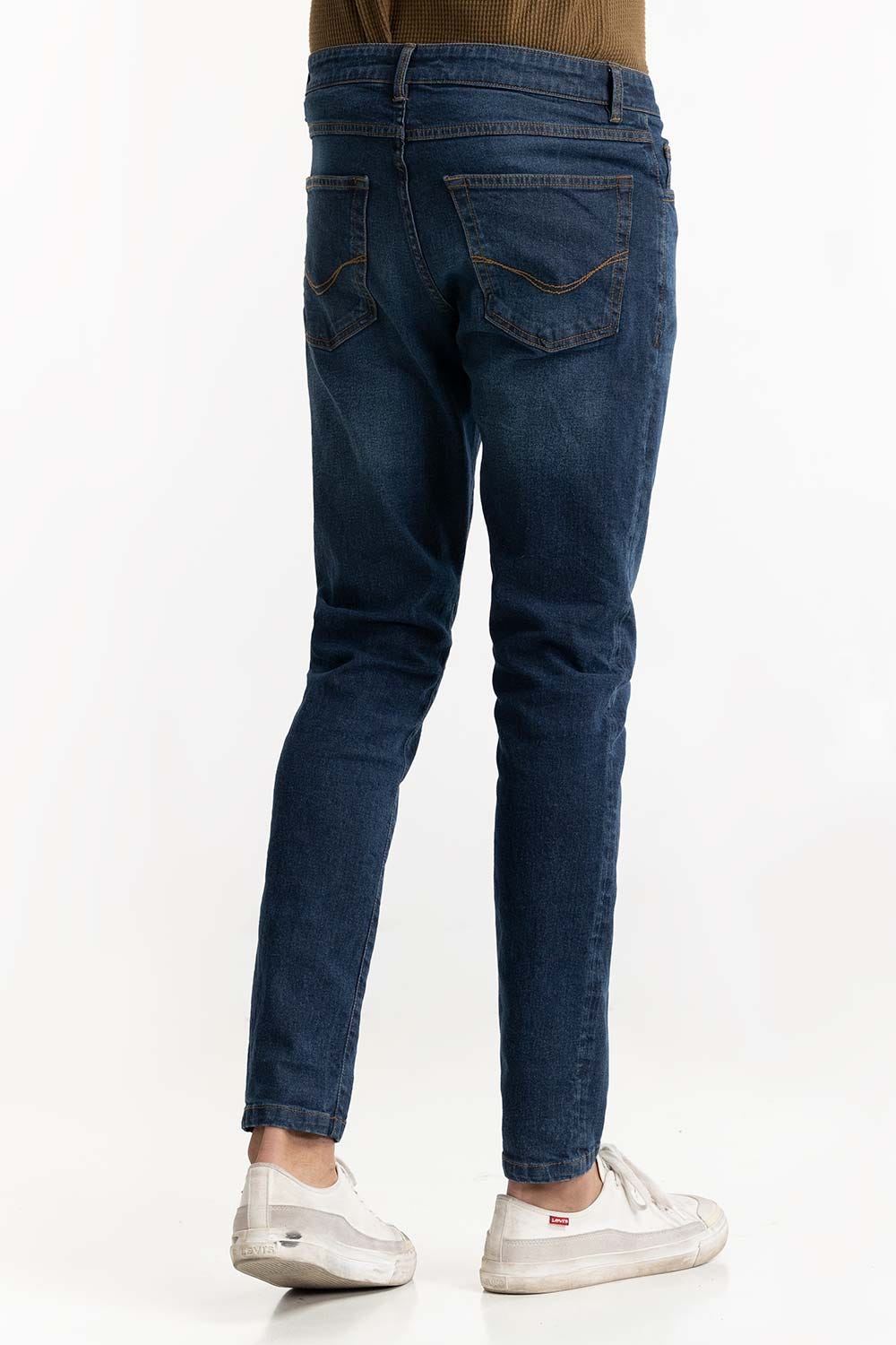 Light Blue Basic Skinny Fit Jeans 224-121-015