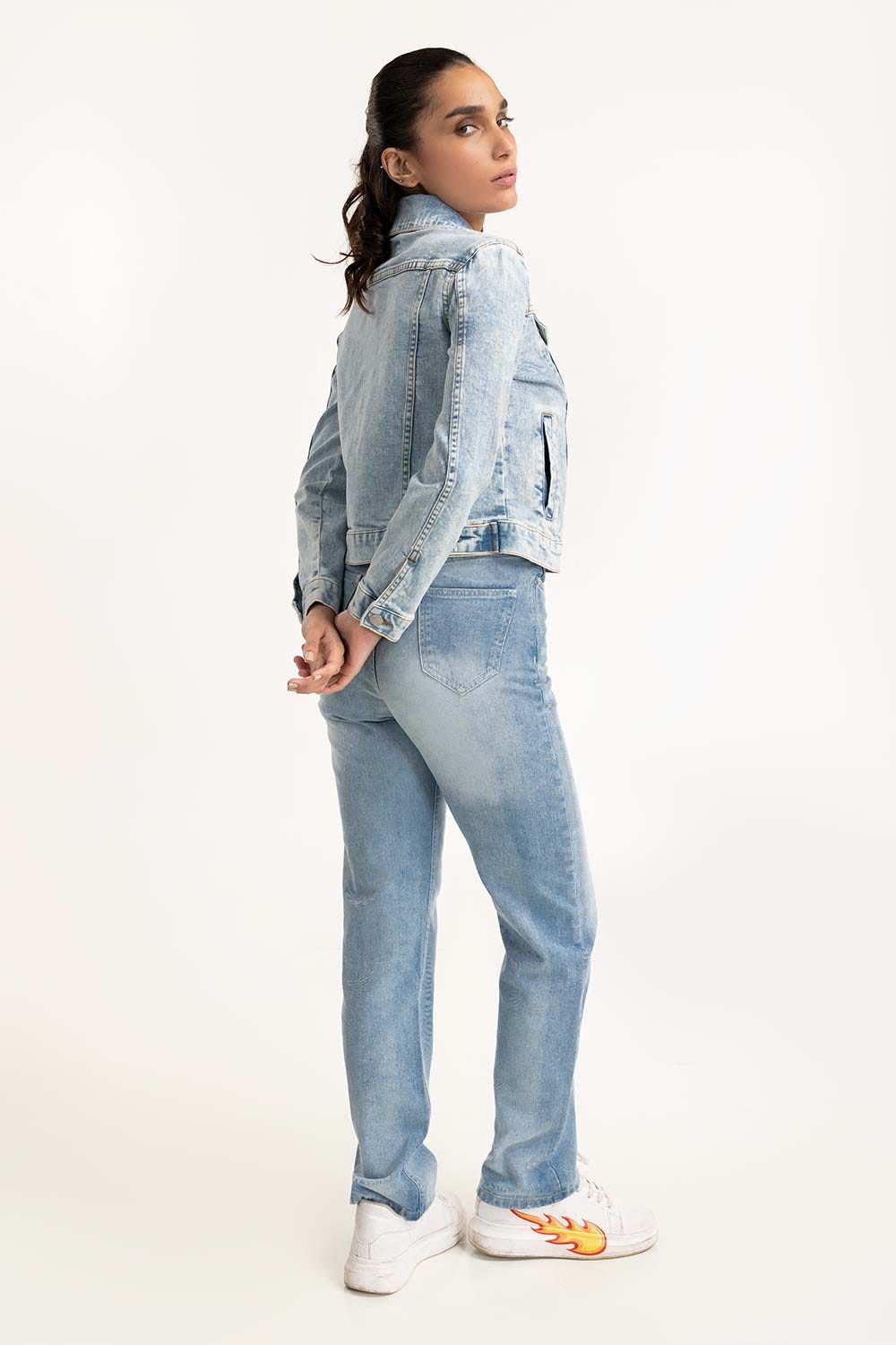 Light Blue Denim Jacket 224-210-010