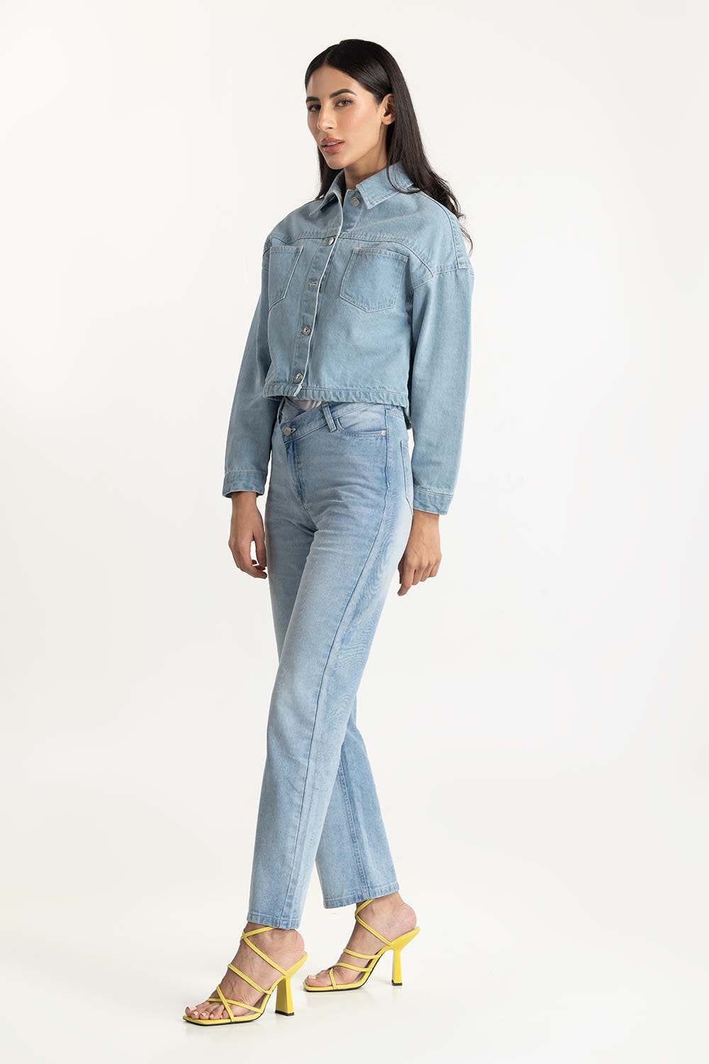 Light Blue Denim Jacket 224-210-029