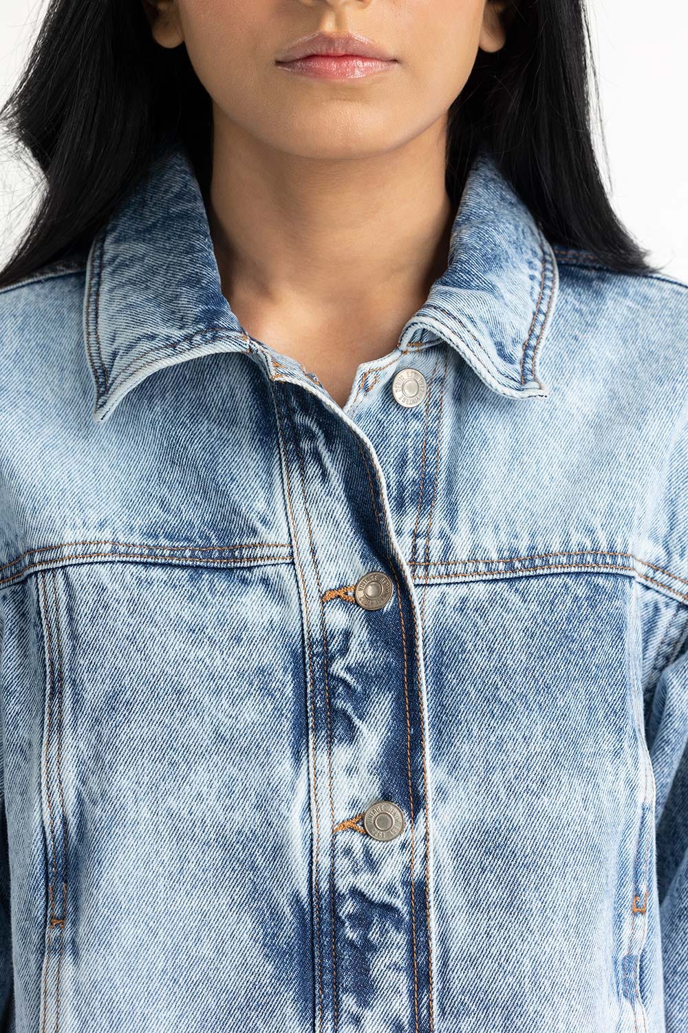 Light Blue Denim Jacket 224-210-091