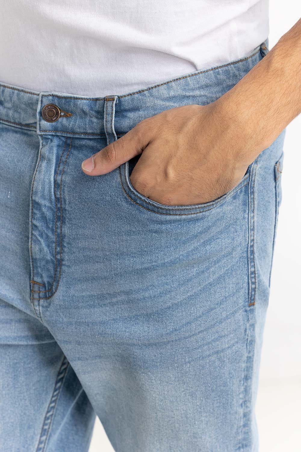 Light Blue Denim Jeans 224-121-007