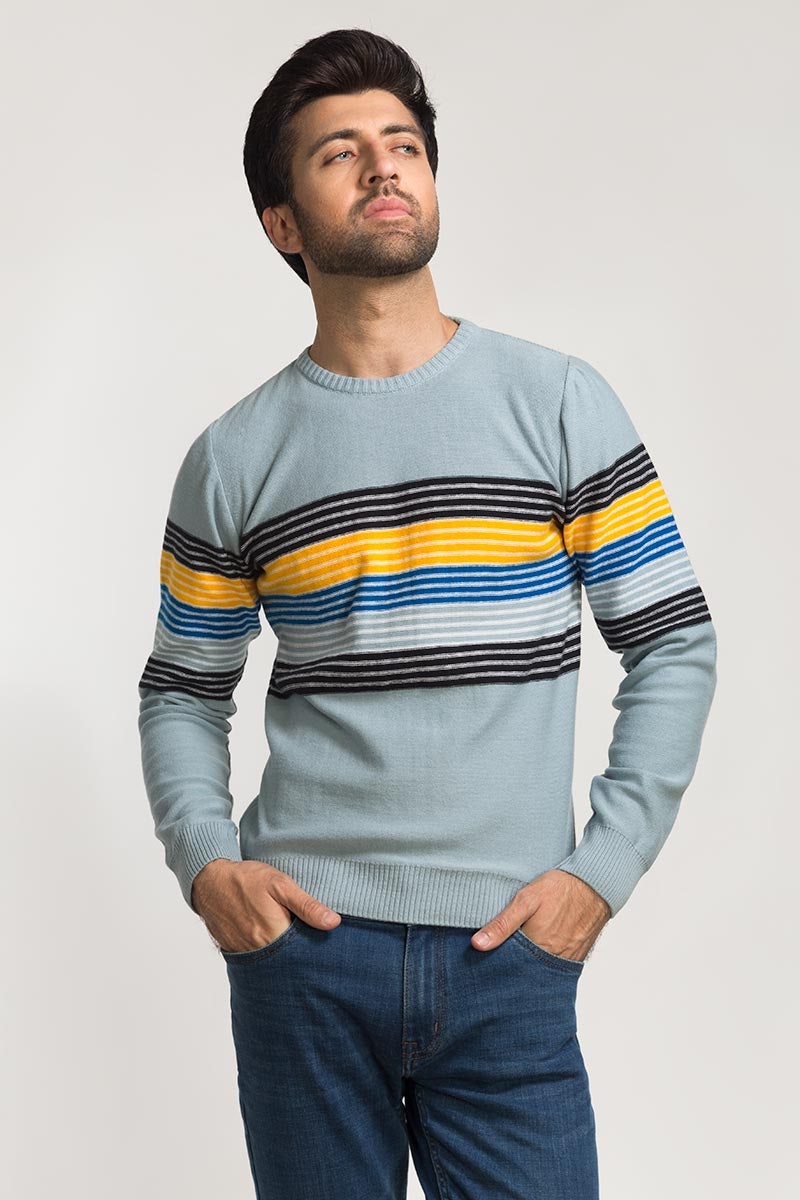 Light Blue Fashion Sweater - FS-SWT-FD-146-01