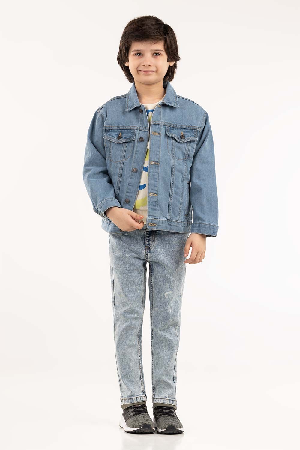 Junior Boy Light Blue Jacket 224-310-044