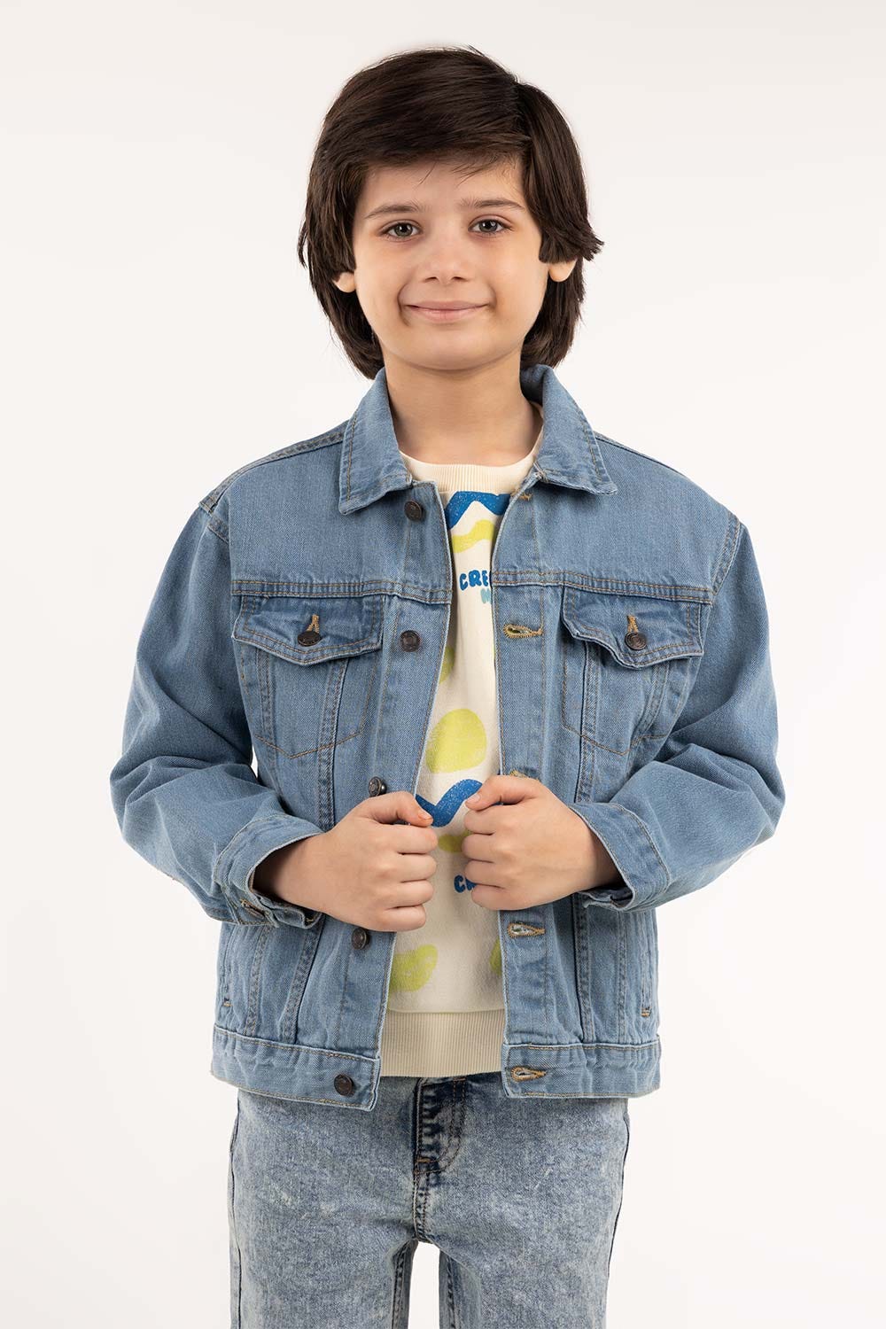 Junior Boy Light Blue Jacket 224-310-044