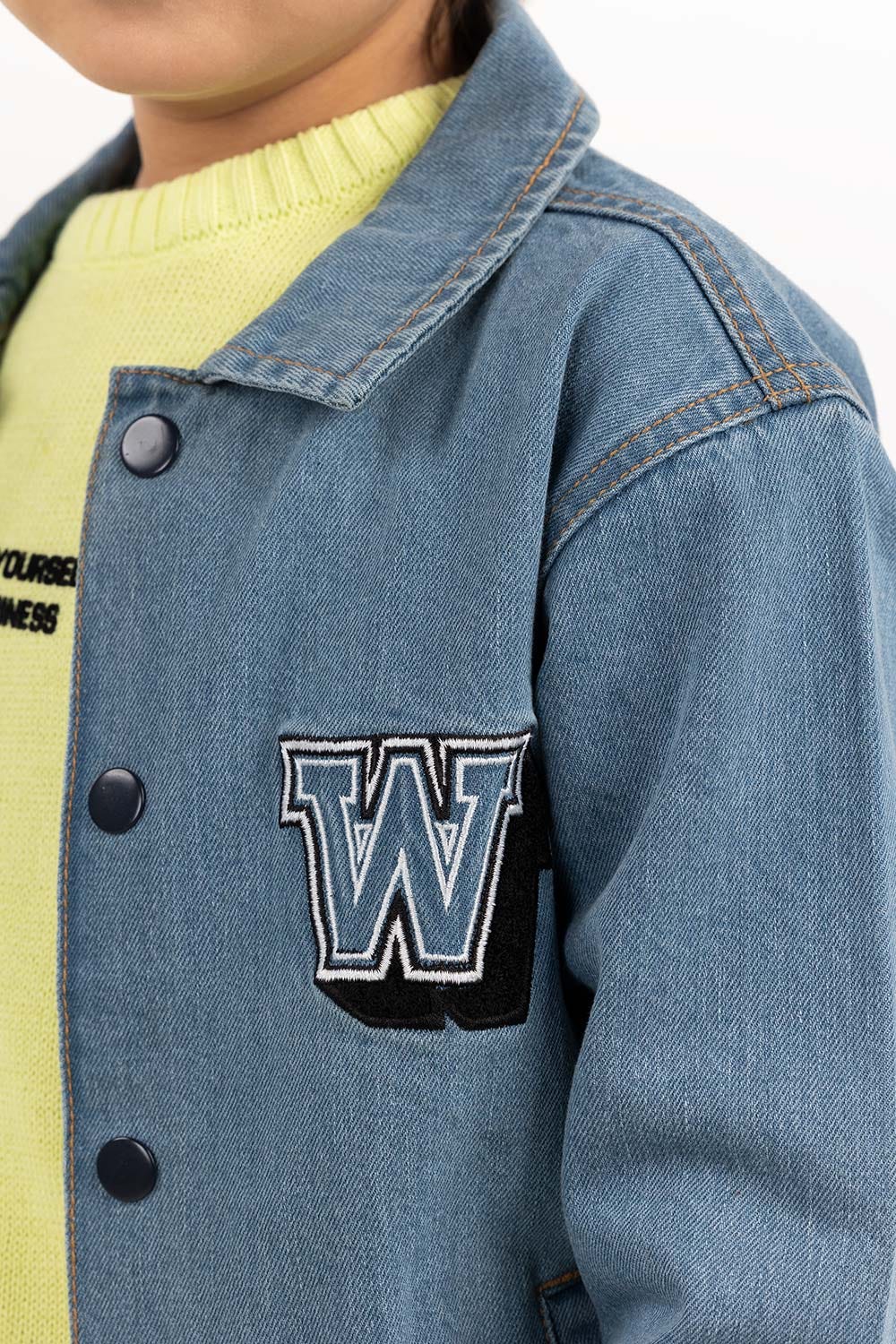 Junior Boy Light Blue Jacket 224-310-055