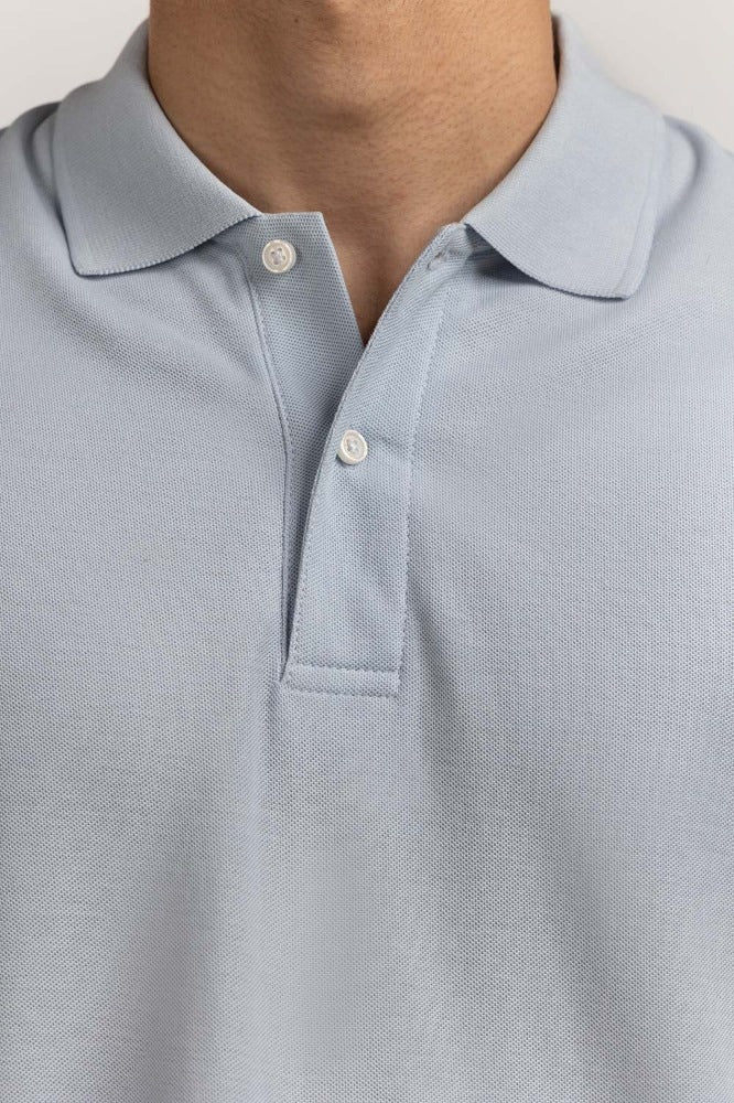 Light Blue Signature Polo PS-SIGPK24-003