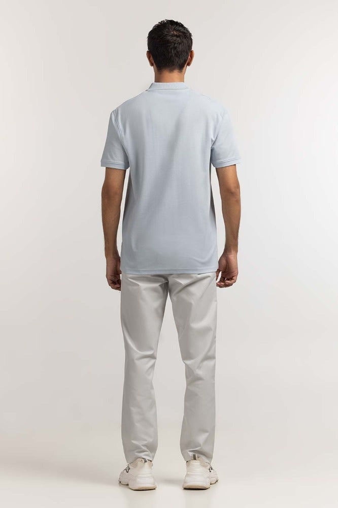 Light Blue Signature Polo PS-SIGPK24-003