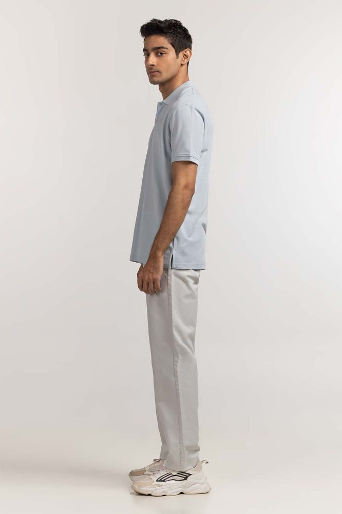 Light Blue Signature Polo PS-SIGPK24-003