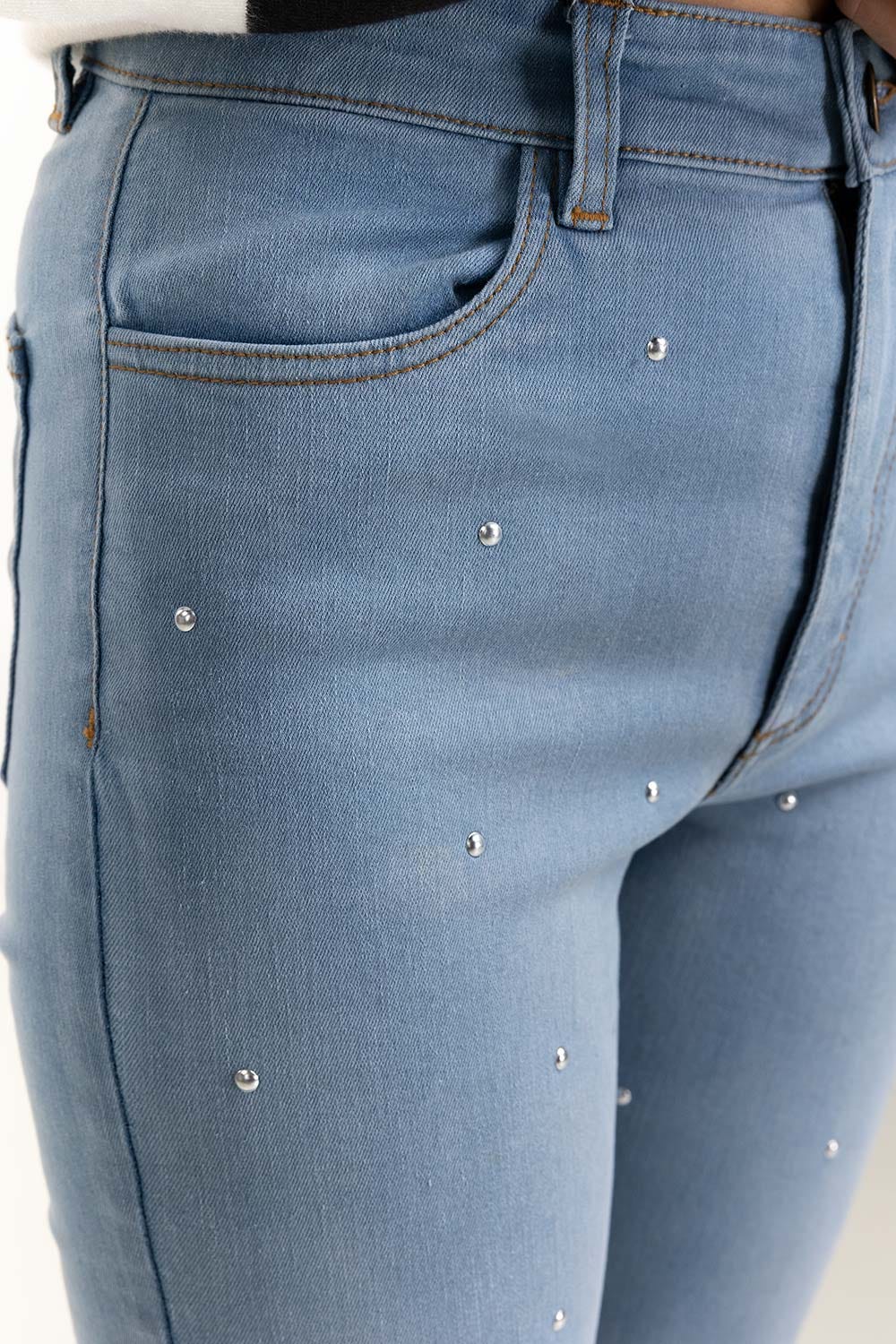 Light Blue Skinny Jeans 224-221-008