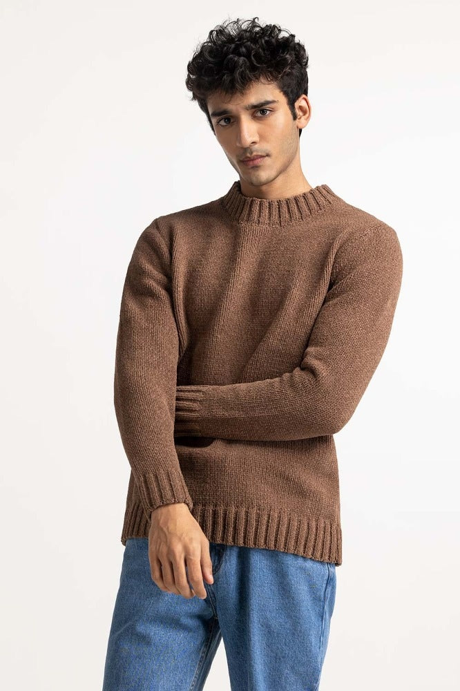 Light Brown Fashion Sweater MN-SWT-WS23-137