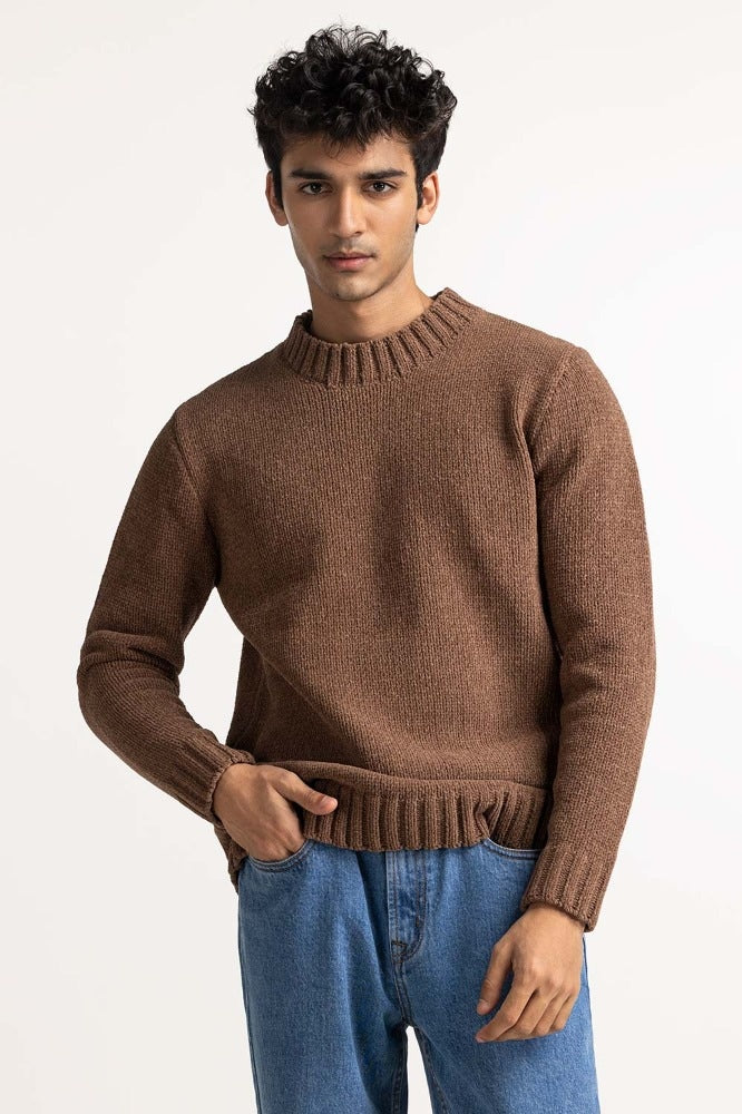 Light Brown Fashion Sweater MN-SWT-WS23-137