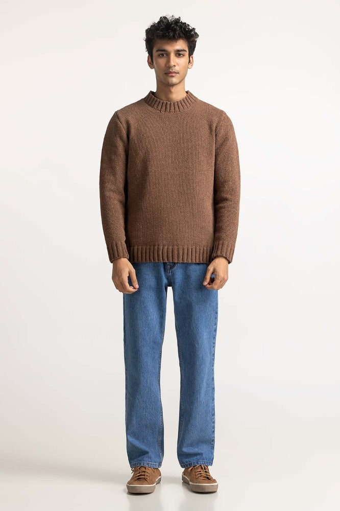 Light Brown Fashion Sweater MN-SWT-WS23-137