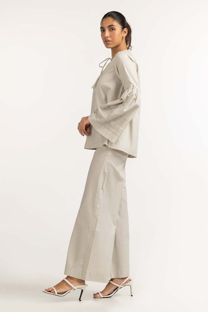 Light Green Basic Blouse WM-BLS23-003