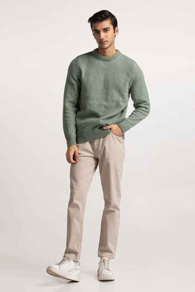 Light Green Fashion Sweater MN-SWT-WS23-020