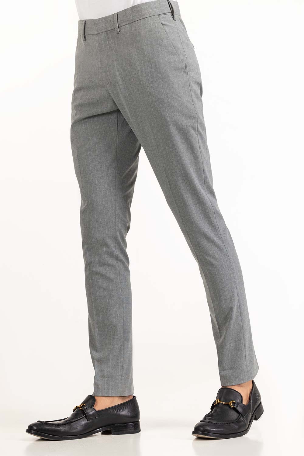 Light Grey Basic Formal Trouser MN-TR-FM23-012