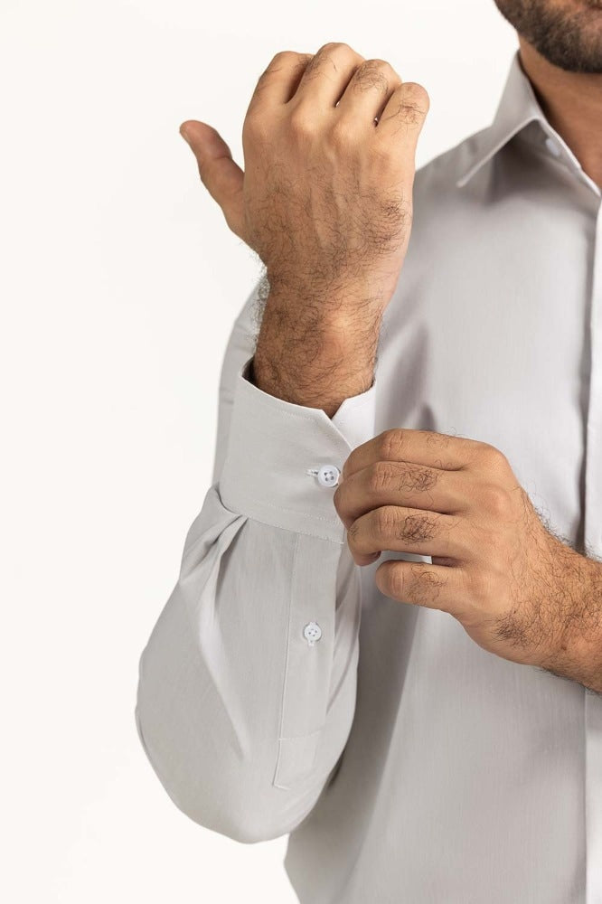 Light Grey Formal Shirt MN-FS-PD24-005