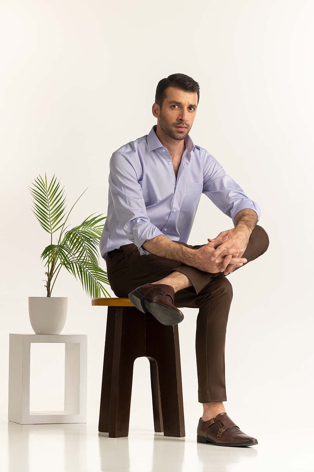 Light Grey Formal Shirt MN-FS-PD24-121