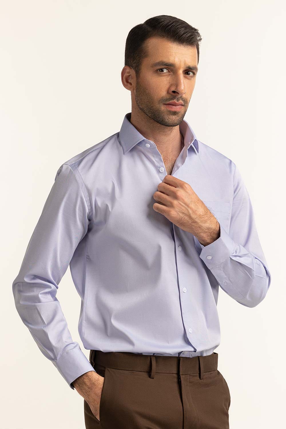 Light Grey Formal Shirt MN-FS-PD24-121