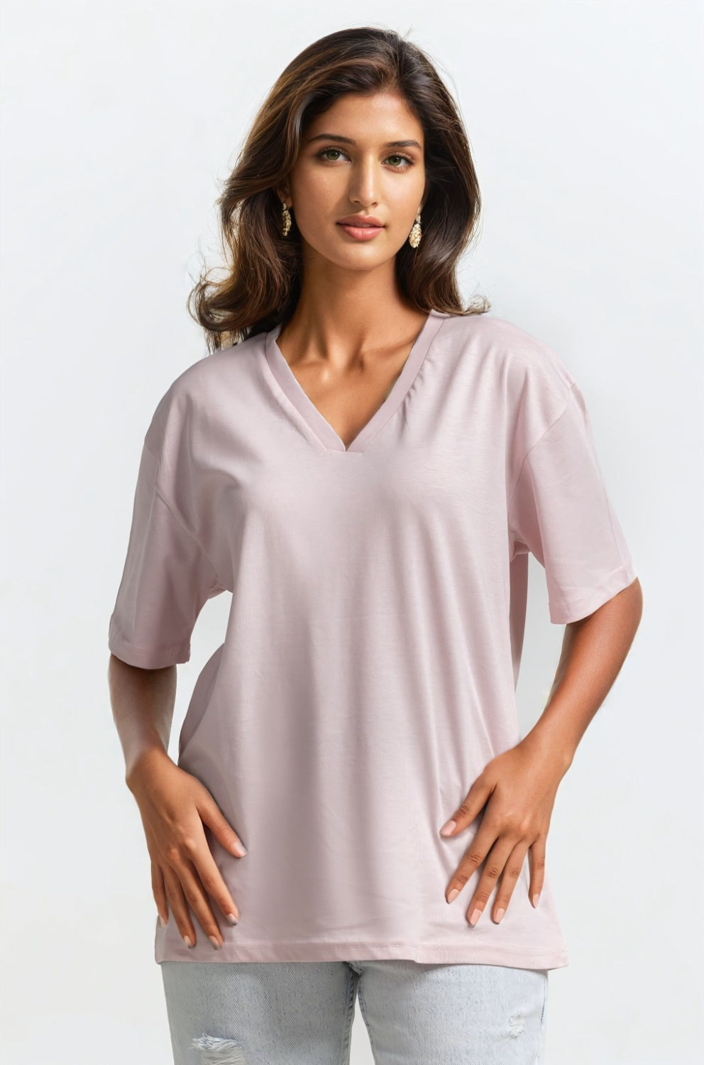 Light Pink Basic Top WM-KTP-SS24-052